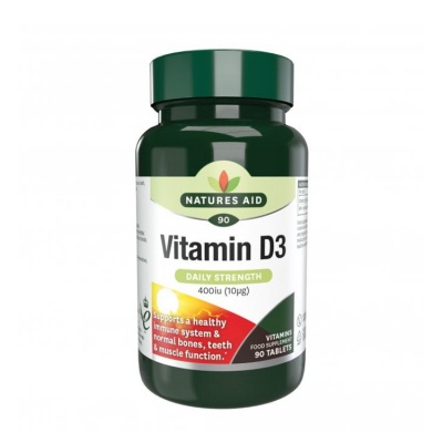 Natures Aid Vitamin D3 400iu 90 tabs